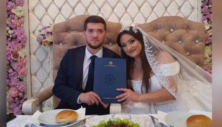 Qazi Denis Quzlayev Milli Qəhrəman Yuri Kovalyovun qızı ilə evləndi