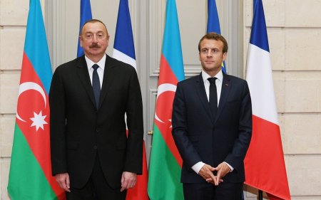 Emmanuel Makron Azərbaycan Prezidentinə məktub yazıb