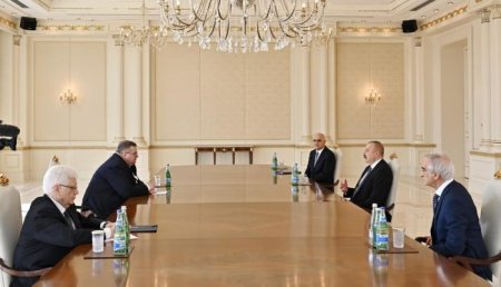 Prezident İlham Əliyev Gürcüstanın xarici işlər nazirini qəbul edib