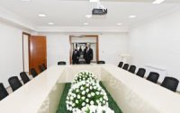 Prezident Azərbaycan İlahiyyat İnstitutunun yeni binasının açılışında iştirak edib - FOTO