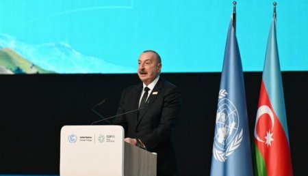 İlham Əliyev COP29-un açılış mərasimində çıxışı zamanı Azərbaycana qarşı ittihamlardan danışıb