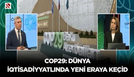 COP29: Dünya iqtisadiyyatlında yeni eraya keçid - VİDEO