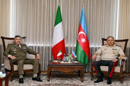 Kərim Vəliyev İtaliya nümayəndə heyətini qəbul edib - FOTO