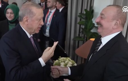 Ərdoğanla İlham Əliyevin səmimi GÖRÜNTÜLƏRİ