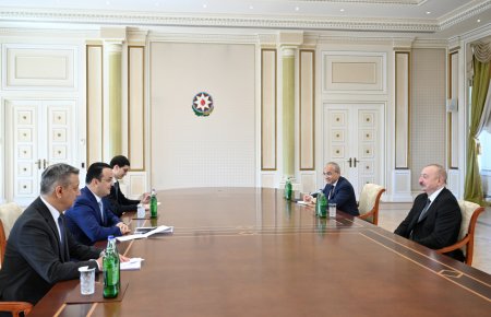 Prezident özbəkistanlı naziri qəbul edib - FOTO