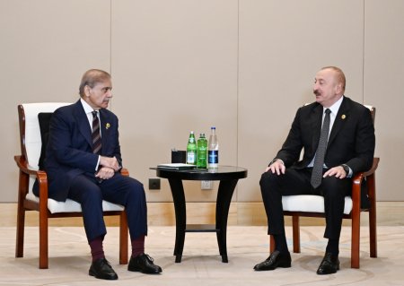 Prezident Pakistanın Baş naziri ilə görüşdü - FOTO