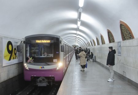 Bakı metrosu sentyabrda 19 milyon sərnişin daşıyıb