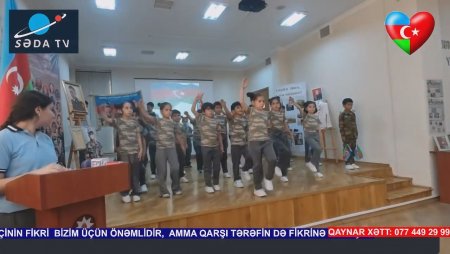 XƏTAİ RAYON 55 SAYLI MƏKTƏBDƏ ŞƏHİDLƏRƏ HƏSR OLUNMUŞ TƏDBİR KEÇİRİLDİ
