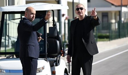 İlham Əliyev Cəbrayıl rayonunun Horovlu kəndinin birinci mərhələsinin açılışında iştirak edib