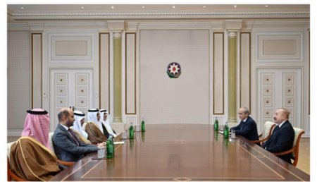 Prezident Ərəb Koordinasiya Qrupuna daxil olan üzv qurumların rəhbər şəxslərini qəbul edib