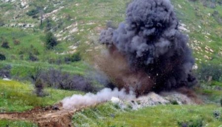 Qazaxda mina hadisəsi baş verib