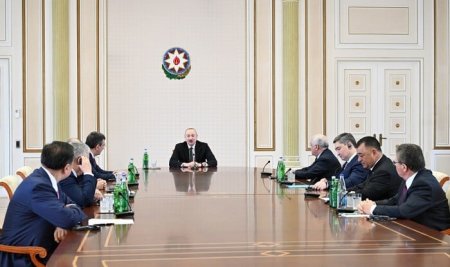 Prezident onları qəbul etdi