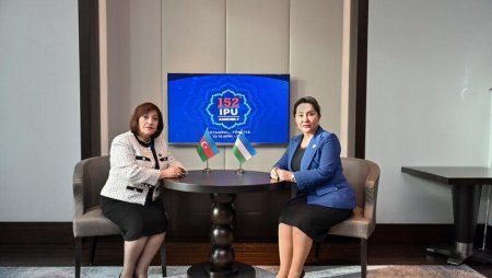 Sahibə Qafarova Özbəkistan Ali Məclisi Senatının sədri ilə görüşüb