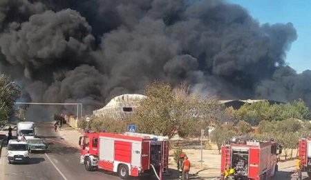Bakıda güclü yanğın nəzarətə götürüldü