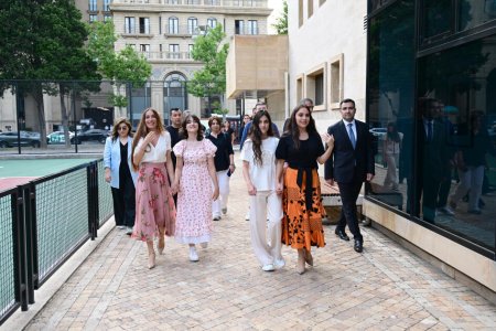 Leyla və Arzu Əliyevalar Dənizkənarı Milli Parkda açılış və təqdimat mərasimlərində iştirak ediblər - FOTO