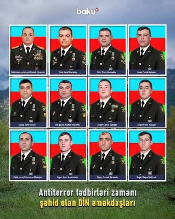 Andına sadiq qalan Polis Şəhidlərimiz