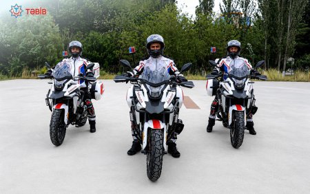 Bakıda motosikletli təcili yardım: TƏBİB sayını açıqladı