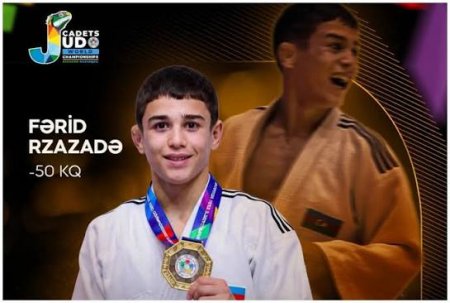 Azərbaycan cüdoçusu Fərid Rzazadə Ekvadorda dünya çempionu olub
