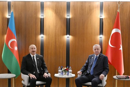 İlham Əliyev Ərdoğanla görüşdü (FOTO) (YENİLƏNİB)