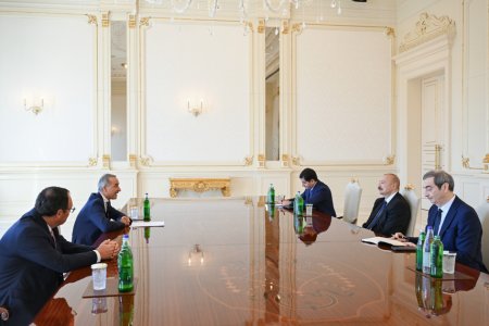 İlham Əliyev ATƏT Parlament Assambleyasının prezidentini qəbul edib