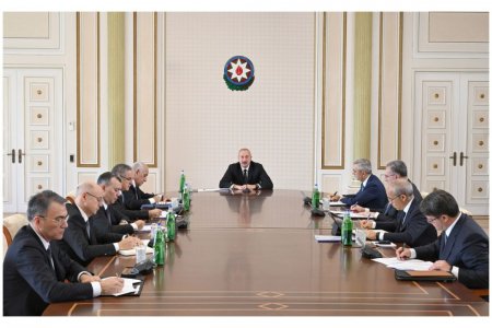 Prezidentin sədrliyi ilə dağ-mədən və metallurgiya sənayesinin inkişafına dair Dövlət Proqramına həsr olunmuş müşavirə keçirilib - YENİLƏNİB