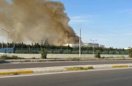 İmişli Şəkər Zavodunda yanğın olub